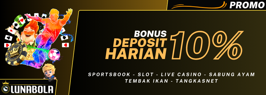 BONUS 10% DEPOSIT HARIAN